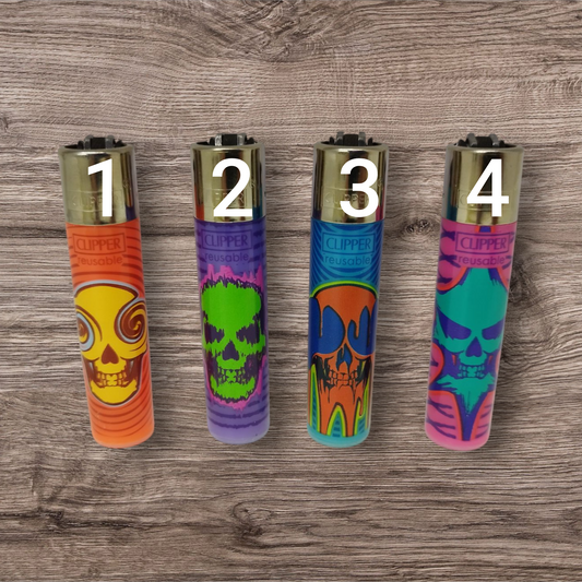Clipper Large - Natural Skulls 1 -