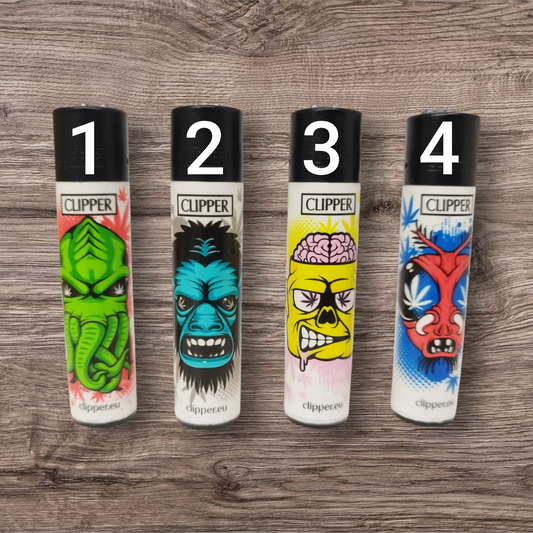 Clipper Large - W..d Monster - Red Pin