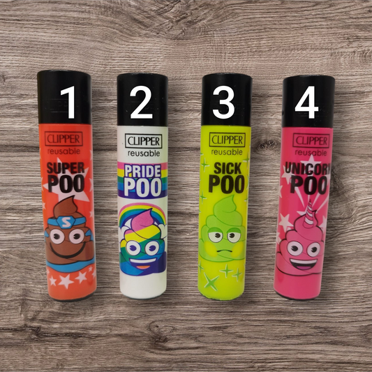 Clipper Large - emoji  Poo 2 -