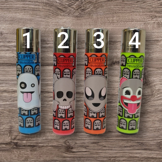 Clipper Large - Scary emojis -