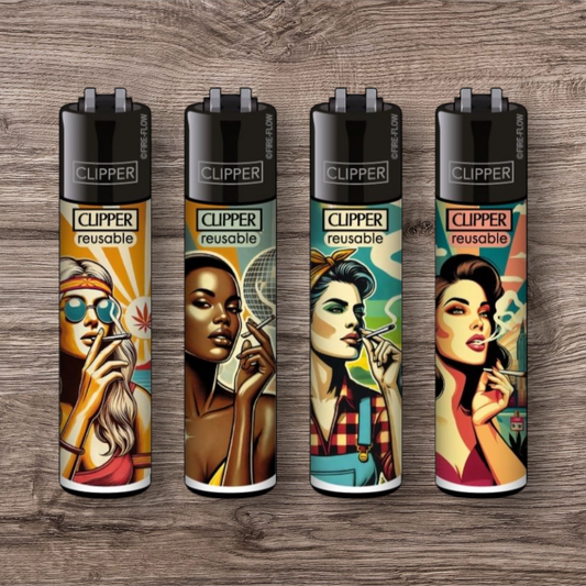 Clipper  Large 4er Set  FFX - 420 Vintage Girls -