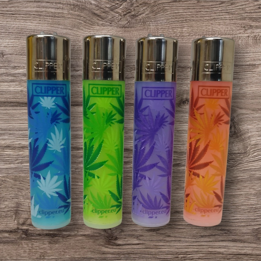 Clipper Large 4er Set - Leaves 3 - Red Pin