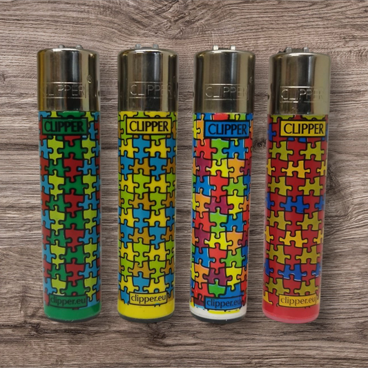 Clipper Large 4er Set - Puzzle - Red Pin