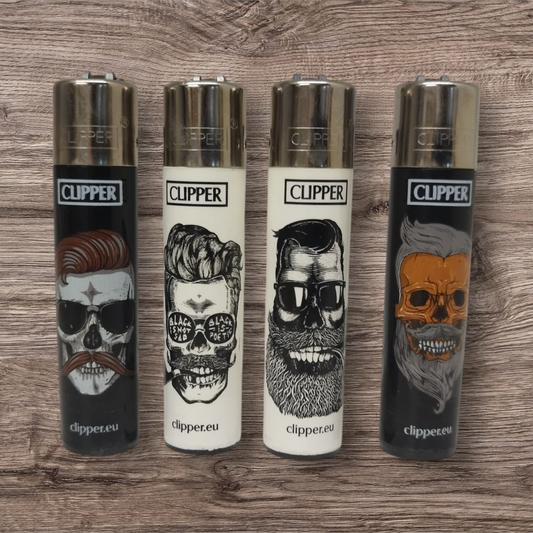 Clipper Large 4er Set - Back to Skulls 1 - Red Pin
