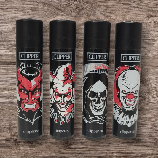 Clipper Large 4er Set - Chambers of Horror - Red Pin