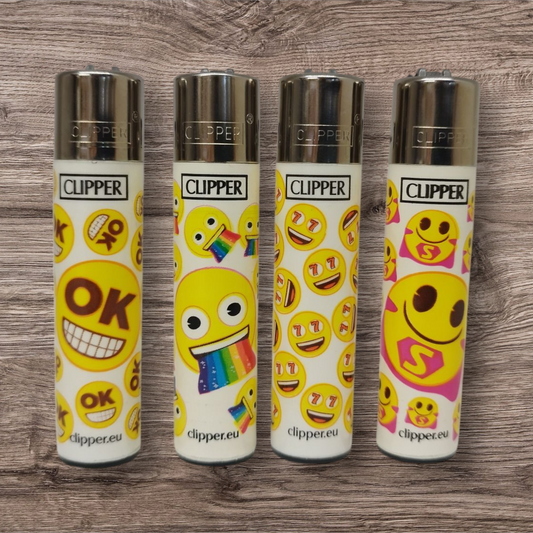 Clipper Large 4er Set - emojimix 3 - Red Pin