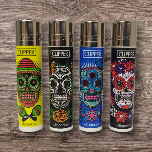 Clipper Large 4er Set - Mexican Skulls 5 -