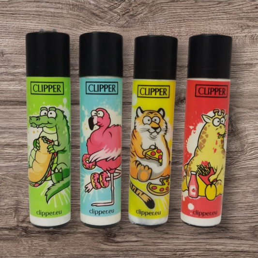 Clipper Large 4er Set - Fat Animals -