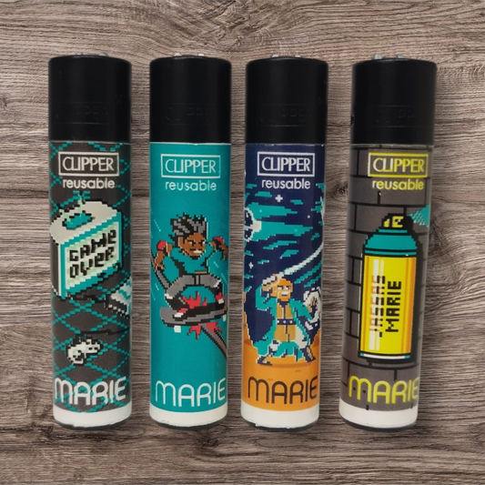 Clipper Large 4er Set - Marie Pixelclipper -