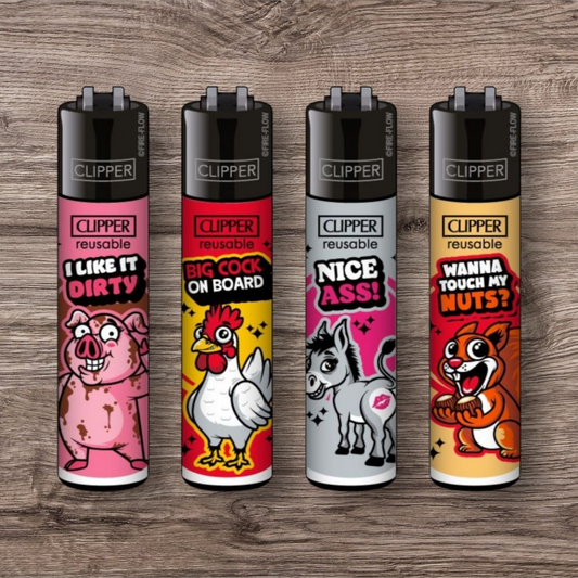 Clipper Large 4er Set - SEXY ANIMALS -