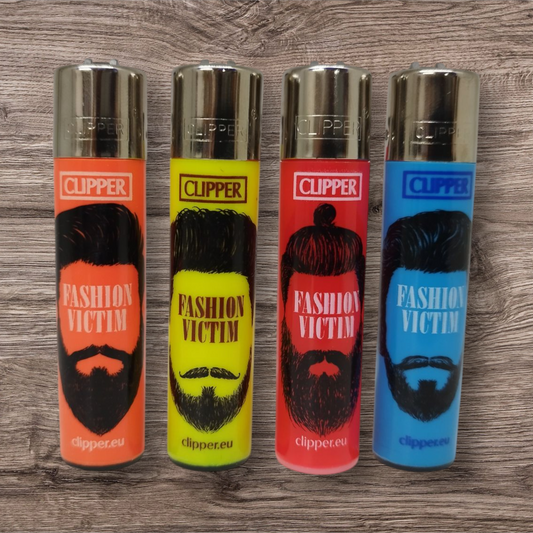 Clipper Large 4er Set - Fashion Victim 2 - Red Pin
