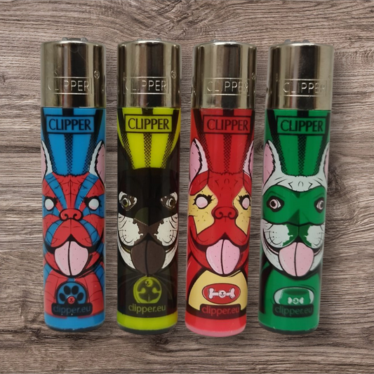 Clipper Large 4er Set - Superdogs - Red Pin