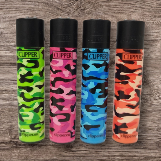 Clipper Large 4er Set - Fluo Camouflage -