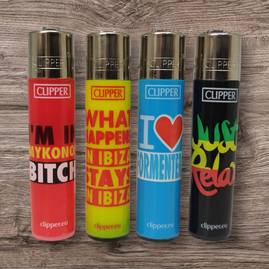 Clipper Large 4er Set - Tropical Island 4 - Red Pin
