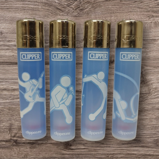 Clipper Large 4er Set - Emo guitar 32 - Red Pin