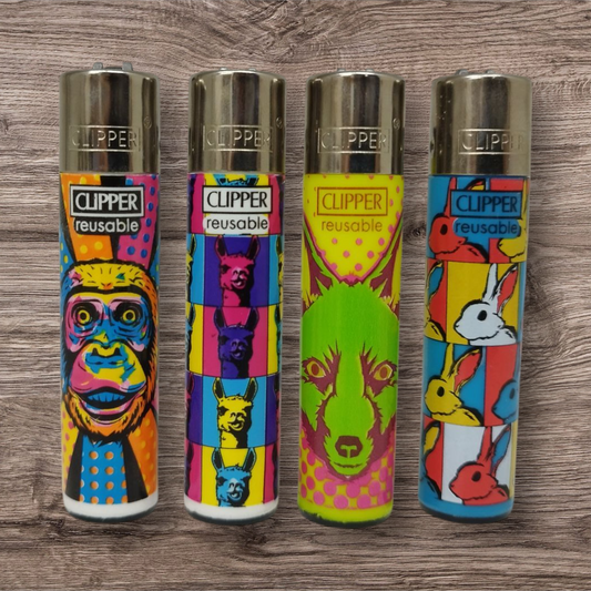 Clipper Large 4er Set - Animals Portrait 2