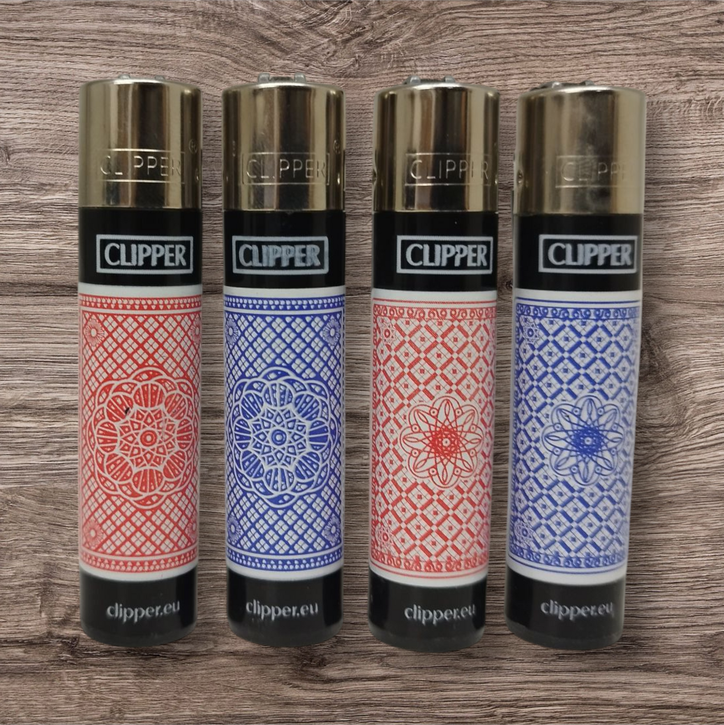 Clipper Large 4er Set - Poker Cards - Red Pin