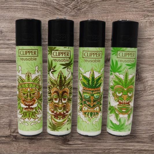 Clipper Large 4er Set - Tiki Mask -