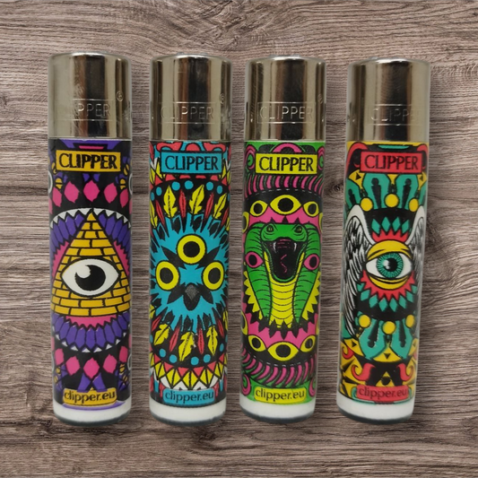 Clipper Large 4er Set - Eye Mandalas 2 -