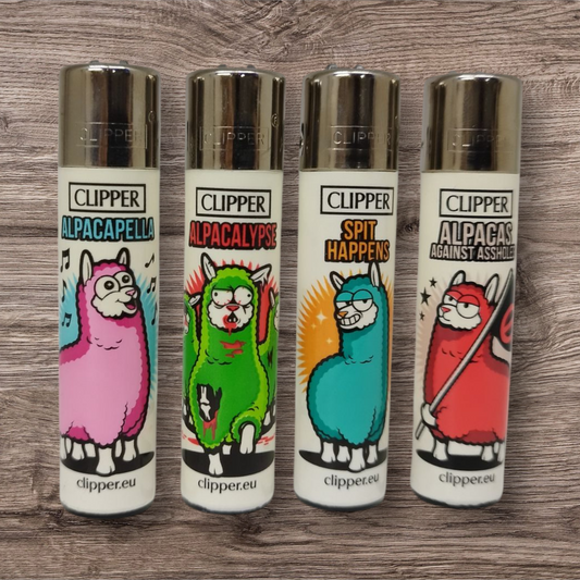 Clipper Large 4er Set - Alpacas -
