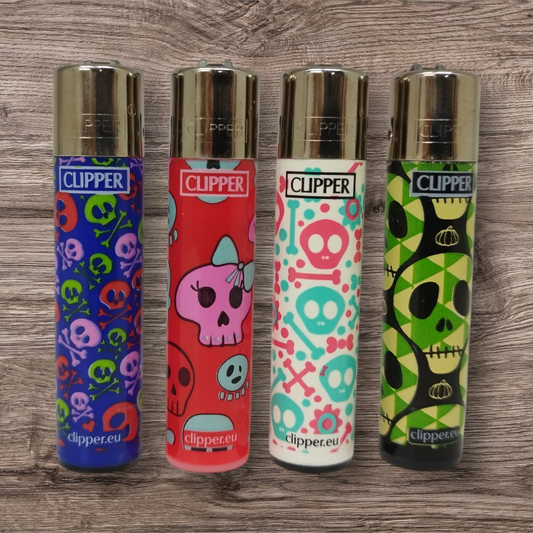 Clipper Large 4er Set - Back To Skulls 2 -Red Pin