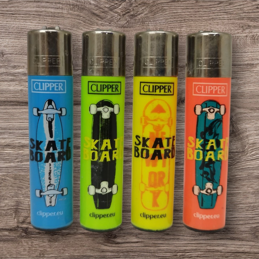 Clipper Large 4er Set - Skateboard - Red Pin