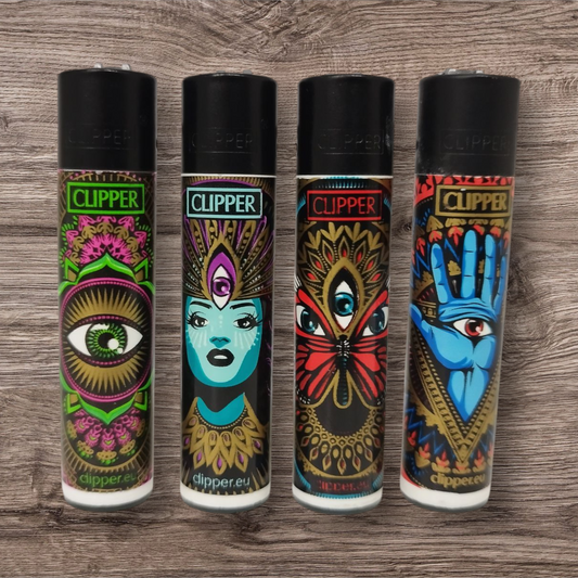 Clipper Large 4er Set - 3RD EYE - Erste Auflage Red Pin