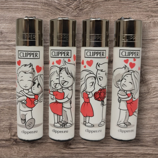 clipper Large 4er Set - In Love - Erste Auflage Red Pin
