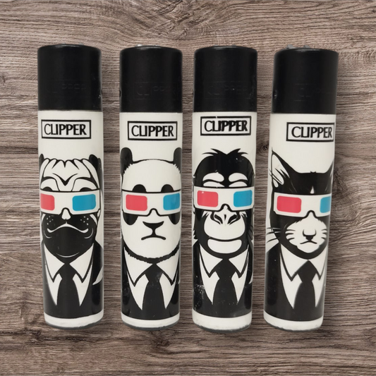 Clipper Large 4er Set - 3D Animals 2 -