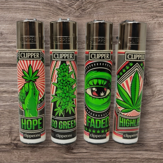 Clipper Large 4er Set - Propaganja - Silber Kappe