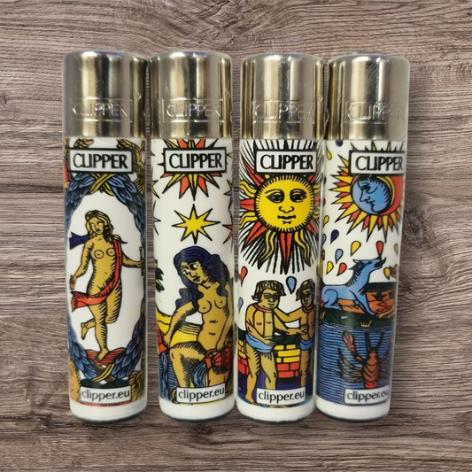 Clipper Large 4er Set - Tarot games 11 - Red Pin