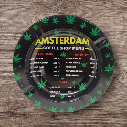 Aschenbecher - Amsterdam Menü -