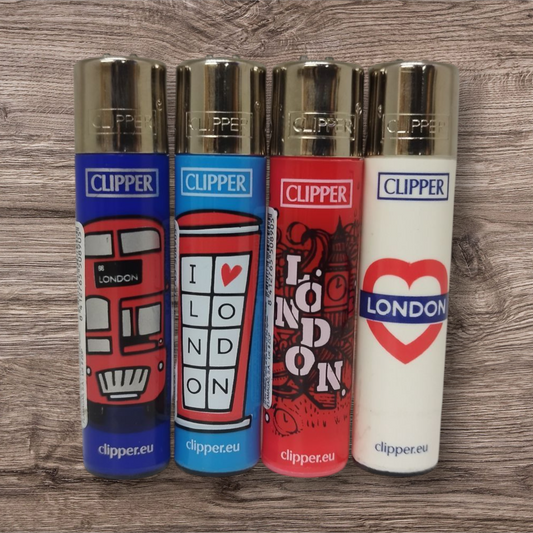 Clipper Large 4er Set - London 6 - Red Pin