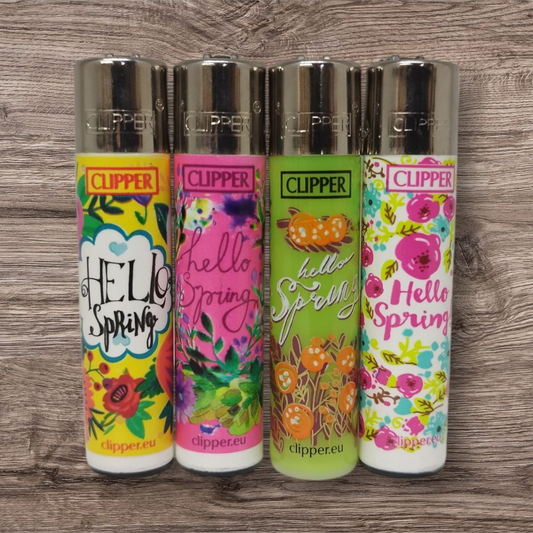 Clipper Large 4er Set - Hello Spring - Red Pin