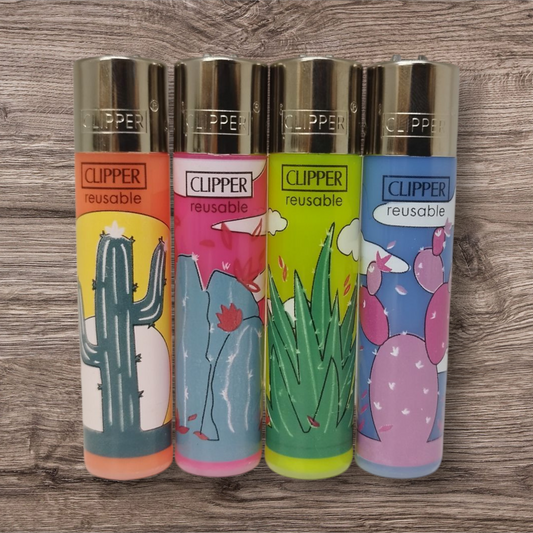 Clipper Large 4er Set - Spiky Cactus -