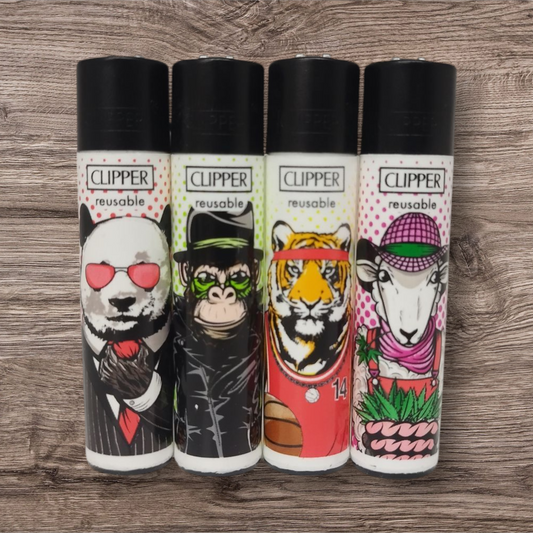 Clipper Large 4er Set - Cool Animals -