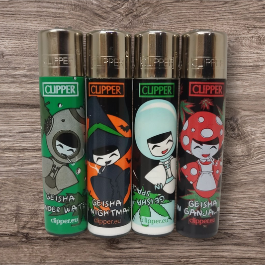 Clipper Large 4er Set - Smoky Geisha By duetto-studio 2012 - Red Pin
