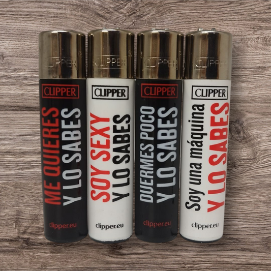 Clipper Large 4er Set - Y lo sabes - Red Pin