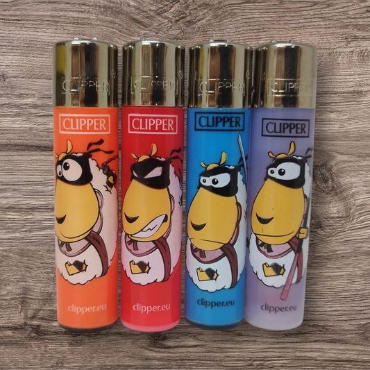 Clipper Large 4er Set - Ninja Sheepas - Red Pin