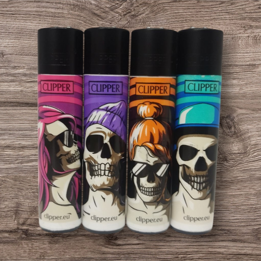 Clipper Large 4er Set - Skulls 18 -