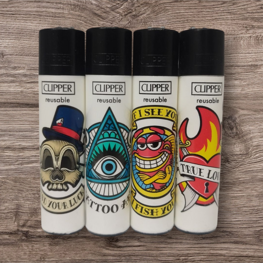 Clipper Large 4er Set - Tattoo Art 2 -