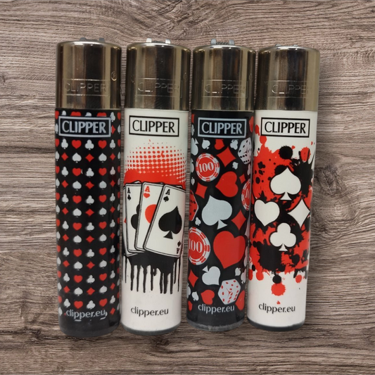 Clipper Large 4er Set - Games 21 - Red Pin