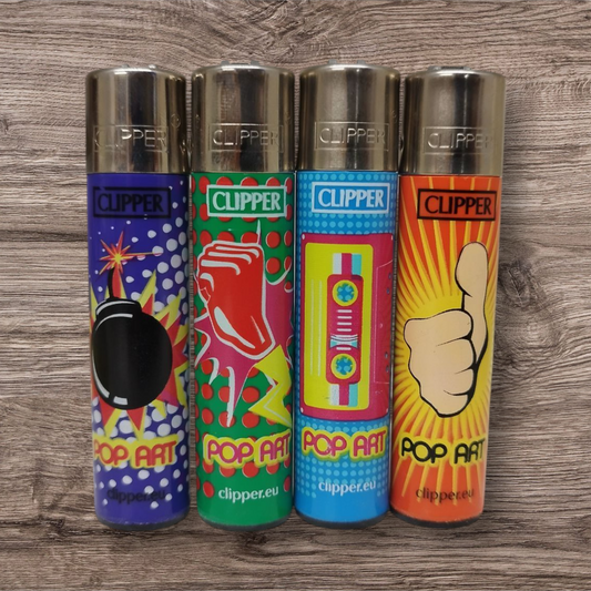 Clipper Large 4er Set - Pop Art 1 - Red Pin