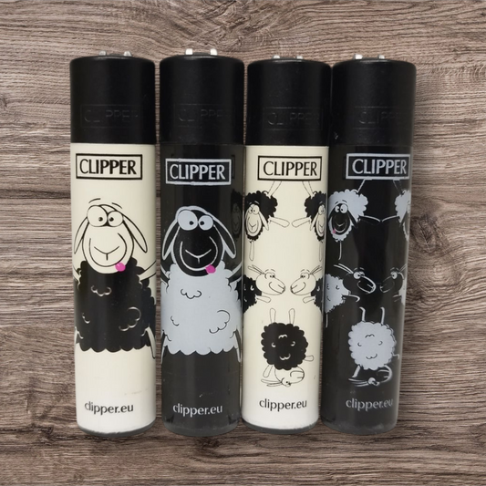Clipper Large 4er Set - Animals 17 - Red Pin