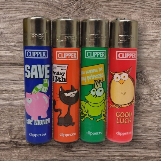 Clipper Large 4er Set - Animals Story - Red Pin
