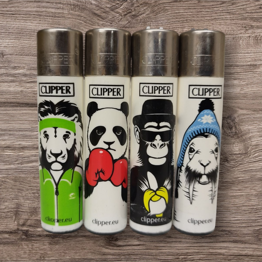 Clipper Large 4er Set - Animals 18 - Red Pin