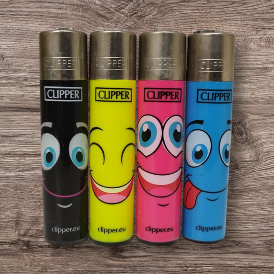 Clipper Large 4er Set - Faces 5 - Red Pin
