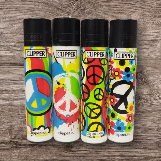 Clipper Large 4er Set - Hippie Cool 1 - Red Pin