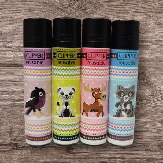 Clipper Large 4er Set - Winter Animals 2 -