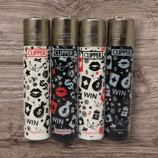Clipper Large 4er Set - Print Games 20 - Red Pin